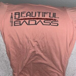 EUC Grunt Style juniors large ptp 18” length 26” light pink 100% cotton
